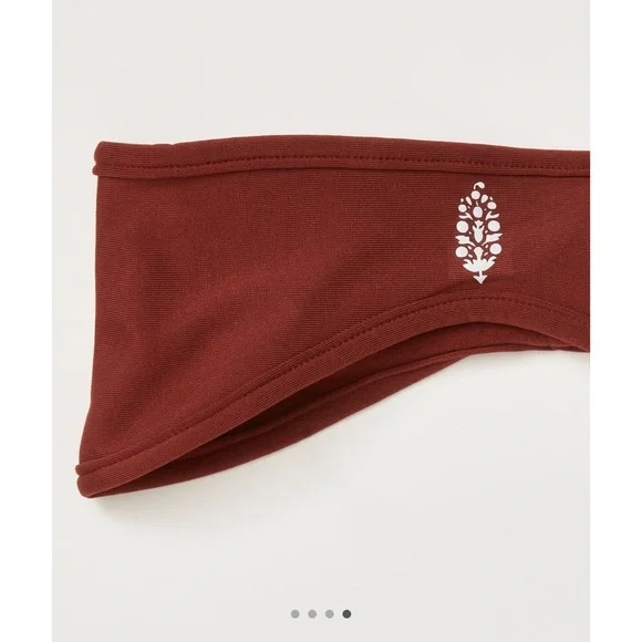 Free People red Long Distance Soft Headband - Picture 3 of 5